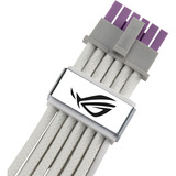 ASUS ROG-EQUALIZER, Cavo bianco, PCI-E (16-pin), PCI-E x16 (Gen 4.0), 0,75 m, Maschio, Maschio, Dritto