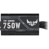 ASUS TUF-GAMING-750B alimentatore per computer 750 W 20+4 pin ATX ATX Nero, Alimentatore PC Nero, 750 W, 100 - 240 V, 20+4 pin ATX, PC, ATX, 80 PLUS Bronze