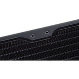 Alphacool 14377 parte e accessorio del sistema di raffreddamento del computer Radiatore Nero, Radiatore, Ottone, Rame, Acciaio, Nero, 1/4", 60 °C, 6 ventola(e)