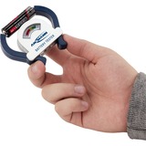 Ansmann Battery tester tester per batterie, Strumento di misura blu/Argento, Stilo AA, Mini Stilo AAA, C, D