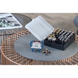 Ansmann Battery tester tester per batterie, Strumento di misura blu/Argento, Stilo AA, Mini Stilo AAA, C, D