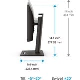 BenQ GW2490T Monitor PC 60,5 cm (23.8") 1920 x 1080 Pixel Full HD Nero, Monitor LED Nero, 60,5 cm (23.8"), 1920 x 1080 Pixel, Full HD, 5 ms, Nero