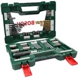Bosch 2 607 017 195 punta per trapano Set di punte per trapano 91 pz, Trapano & Set di bit verde, Trapano, Set di punte per trapano, Metallo, Pietra, Legno, 1,8 kg, 91 pz, Phillips, Viti a croce, Torcia