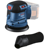 Bosch Levigatrice rotorbitale a batteria GEX 185-LI Professional solo, 18 Volt, Levigatrice orbitale casuale blu/Nero
