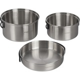 Campingaz 2197184, Set di pentole accaio