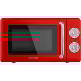 Cecotec ProClean 3010 Retro Red, Forno a microonde rosso
