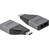 DeLOCK 64120 adattatore grafico USB 3840 x 2160 Pixel Grigio grigio/Nero, 3.2 Gen 1 (3.1 Gen 1), USB tipo-C, Uscite Displayport, 3840 x 2160 Pixel
