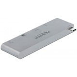 DeLOCK 87745 hub di interfaccia USB 3.2 Gen 1 (3.1 Gen 1) Type-C 5000 Mbit/s Grigio grigio, USB 3.2 Gen 1 (3.1 Gen 1) Type-C, HDMI, USB 3.2 Gen 1 (3.1 Gen 1) Type-A, USB 3.2 Gen 1 (3.1 Gen 1) Type-C, MicroSD (TransFlash), MicroSDHC, MicroSDXC, SD, SDHC, SDXC, 5000 Mbit/s, 3840 x 2160 Pixel, Grigio