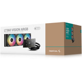 DeepCool LT360 VISION ARGB, Raffreddamento ad acqua Nero