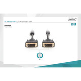 Digitus AK-320101-030-S, Cavo Nero