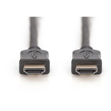 Digitus Cavo HDMI ad alta velocità con Ethernet, tipo A Nero