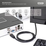 Digitus Cavo di collegamento HDMI Premium High Speed, con Ethernet, UHD 4K Nero