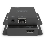 Digitus Set di estensori HDMI 4K, Estensione HDMI Nero