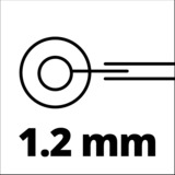 EINHELL GC-ET 2522 250 W Corrente elettrica AC Nero, Rosso, Tagliabordi rosso, 1,2 mm, 6 m, 12000 Giri/min, Nero, Rosso, 22 cm, Corrente elettrica AC