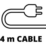 EINHELL Marteau Démolisseur TE-DH 12 (1050 W, Fréquence de Frappe : 4100 trs/min, , Câble : 400 cm, Mandrin SDS Max, Livré en Coffret avec Burin Pointu et Burin Plat) rosso/Nero, Fréquence de Frappe : 4100 trs/min, , Câble : 400 cm, Mandrin SDS Max, Livré en Coffret avec Burin Pointu et Burin Plat)