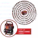 EINHELL TE-AC 18/75 Li OF-Solo, 4020410, Compressore Nero/Rosso