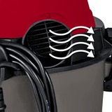 EINHELL TH-VC 1815 15 L Aspiratore a cilindro Secco e bagnato 1250 W grigio/Rosso, 1250 W, Aspiratore a cilindro, Secco e bagnato, 15 L, 80 dB, Nero, Grigio, Rosso