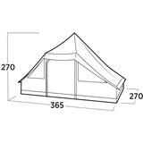 Easy Camp Orsa Cabin 120485, Tenda marrone