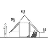 Easy Camp Tenda glamping Orsa Cabin marrone
