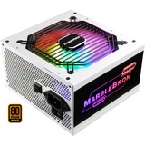 Enermax MARBLEBRON alimentatore per computer 850 W 24-pin ATX ATX Nero, Bianco bianco, 850 W, 100 - 240 V, 47 - 63 Hz, 11-5.5 A, Attivo, 130 W