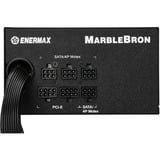 Enermax MARBLEBRON alimentatore per computer 850 W 24-pin ATX ATX Nero, Bianco bianco, 850 W, 100 - 240 V, 47 - 63 Hz, 11-5.5 A, Attivo, 130 W