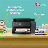 Epson EcoTank ET-2950 Ad inchiostro A4 4800 x 1200 DPI 33 ppm Wi-Fi, Stampante multifunzione Nero, Ad inchiostro, Stampa a colori, 4800 x 1200 DPI, A4, Stampa diretta, Nero