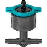 GARDENA Micro-Drip-System Gocciolatore a fila regolabile 1-8 l/h, compensato in pressione, Contagocce Nero/Turchese
