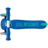 GLOBBER Primo Plus Lights incl. casco, Scooter blu scuro/Turchese