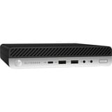 HP EliteDesk 800 G4 MP Ricondizionato, Mini-PC Nero/Argento