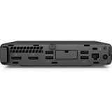 HP EliteDesk 800 G4 MP Ricondizionato, Mini-PC Nero/Argento