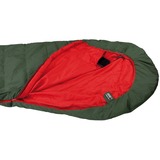High Peak Pak 600 ECO, Sacco a pelo verde scuro/Rosso