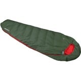 High Peak Sacco a pelo a mummia Pak 600 ECO verde scuro/Rosso