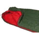 High Peak Sacco a pelo a mummia Pak 600 ECO verde scuro/Rosso