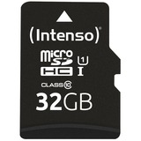 Intenso 3424480 memoria flash 32 GB MicroSD UHS-I Classe 10 Nero, 32 GB, MicroSD, Classe 10, UHS-I, Class 1 (U1), A prova di temperatura, Resistente agli urti, Impermeabile, A prova di raggi X