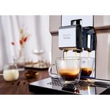 Krups Intuition Experience+ EA877D10 macchina per caffè Automatica Macchina per espresso 3 L, Macchina automatica acciaio inox satinato/in acciaio inox, Macchina per espresso, 3 L, Chicchi di caffè, Macinatore integrato, 1550 W, Nero, Acciaio spazzolato