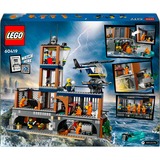 LEGO City 60419 Prigione sull’Isola della Polizia, Giocattolo ricco di Funzioni con Elicottero, Barca, Gommone e 7 Minifigure, Giochi di costruzione Giocattolo ricco di Funzioni con Elicottero, Barca, Gommone e 7 Minifigure, Set da costruzione, 7 anno/i, Plastica, 980 pz, 2,17 kg