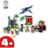 LEGO Jurassic World Centro di soccorso dei baby dinosauri, Giochi di costruzione Set da costruzione, 4 anno/i, Plastica, 139 pz, 459 g