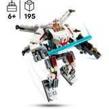 LEGO Mech X-Wing™di Luke Skywalker™, Giochi di costruzione Set da costruzione, 6 anno/i, Plastica, 195 pz, 193 g