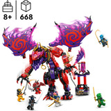 LEGO NINJAGO Thunderfang, il Drago del Caos, Giochi di costruzione il Drago del Caos, Set da costruzione, 8 anno/i, Plastica, 668 pz, 809 g