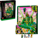LEGO Wicked 75685 Wall Art Città di Smeraldo, Costruzione per Adulti 3D con 6 Minifigure, Decorazione da Parete Fai da Te, Giochi di costruzione Costruzione per Adulti 3D con 6 Minifigure, Decorazione da Parete Fai da Te, Set da costruzione, 18 anno/i, Plastica, 1518 pz, 2,13 kg