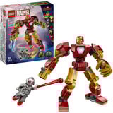 LEGO | Marvel 76307 Mech di Iron Man Contro Ultron - Action Figure Giocattolo da Costruire con 2 Minifigure, Gioco Bambini 6+, Giochi di costruzione Gioco Bambini 6+, Set da costruzione, 6 anno/i, Plastica, 101 pz, 141 g