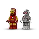LEGO | Marvel 76307 Mech di Iron Man Contro Ultron - Action Figure Giocattolo da Costruire con 2 Minifigure, Gioco Bambini 6+, Giochi di costruzione Gioco Bambini 6+, Set da costruzione, 6 anno/i, Plastica, 101 pz, 141 g