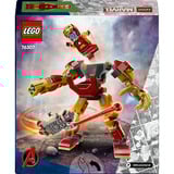 LEGO | Marvel 76307 Mech di Iron Man Contro Ultron - Action Figure Giocattolo da Costruire con 2 Minifigure, Gioco Bambini 6+, Giochi di costruzione Gioco Bambini 6+, Set da costruzione, 6 anno/i, Plastica, 101 pz, 141 g