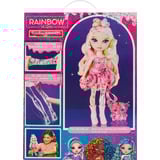 MGA Entertainment Rainbow Shimmers with Slime Fashion Doll - Bella (pink), Bambola Rainbow High Rainbow Shimmers with Slime Fashion Doll - Bella (pink), Bambola alla moda, Femmina, 4 anno/i, Bambino/Bambina, 280 mm, Multicolore