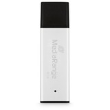 MediaRange High Performance 16 GB, Chiavetta USB argento/Nero