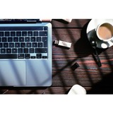 MediaRange High Performance 16 GB, Chiavetta USB argento/Nero