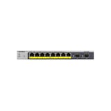 Netgear GS110TP Gestito L2/L3/L4 Gigabit Ethernet (10/100/1000) Supporto Power over Ethernet (PoE) Grigio, Interruttore Gestito, L2/L3/L4, Gigabit Ethernet (10/100/1000), Full duplex, Supporto Power over Ethernet (PoE)
