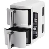 Ninja Friggitrice ad aria calda a 2 livelli Double Stack XL bianco