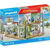 PLAYMOBIL Action Heroes Ospedale Moderno, Giochi di costruzione 