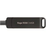 Patriot Rage R550 64GB, Chiavetta USB Nero